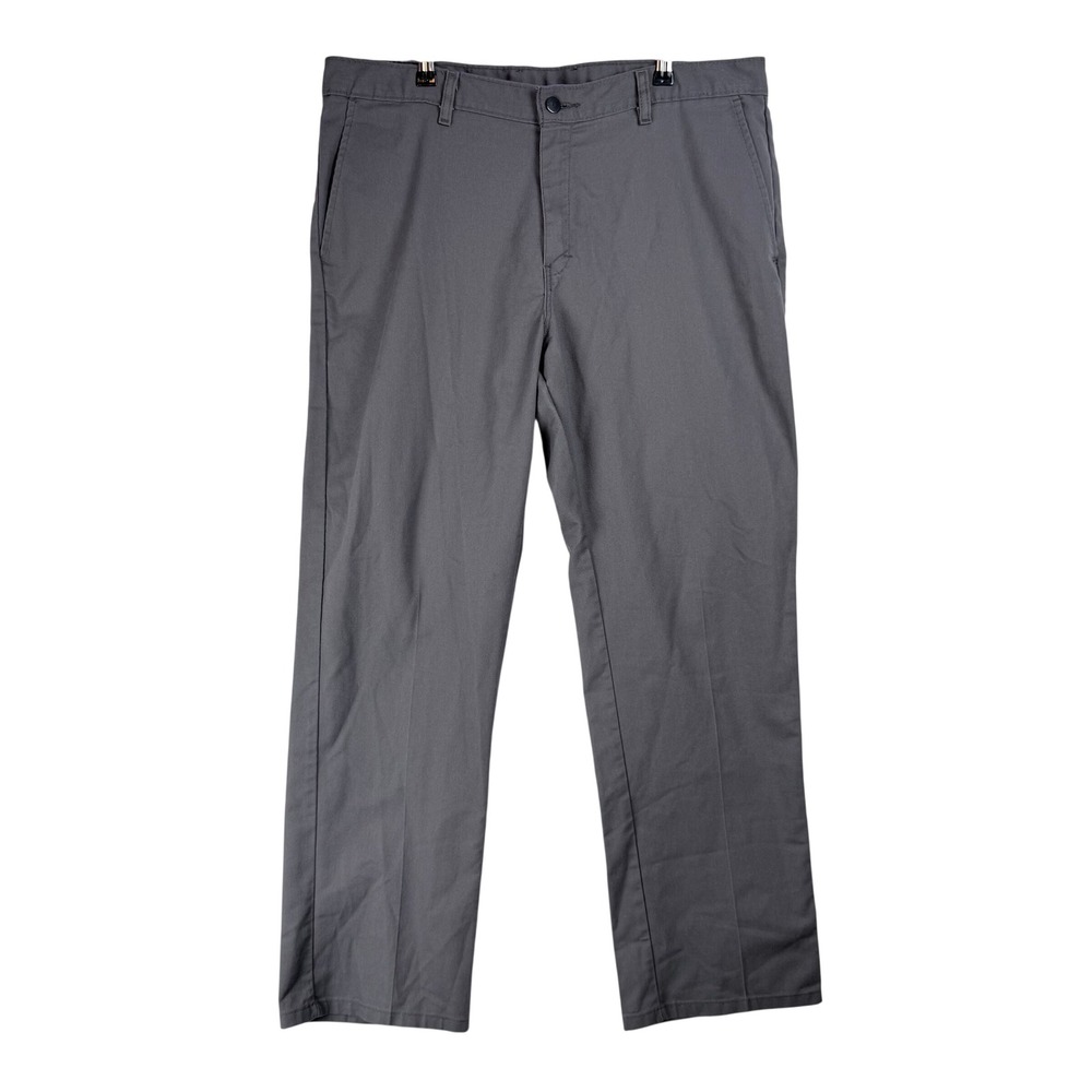 Genuine Dickies Mens Charcoal Gray Straight Leg‎ Work Pants 37x30 Utility Chino